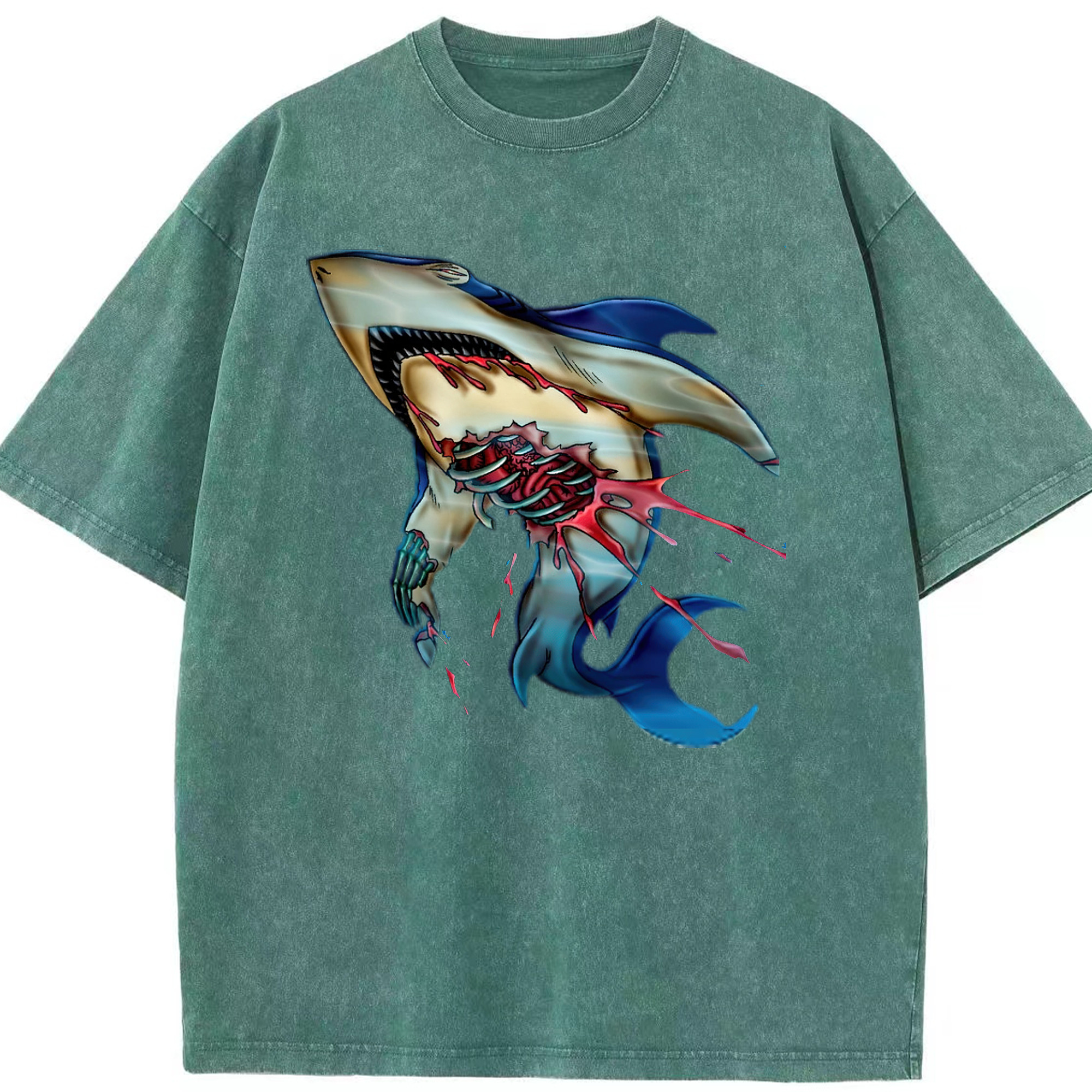（画像用） 遊☆戯☆王 Yu-Gi-Oh! 綿100% ヴィンテージ風 半袖Tシャツ（フロントプリント）